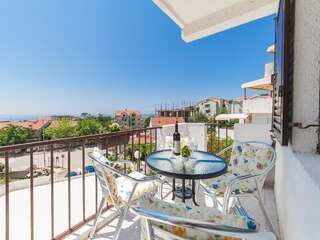 Гостевой дом Apartments Vjera Petrovac Петровац Номер-студио с видом на море-4