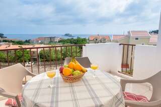 Гостевой дом Apartments Vjera Petrovac Петровац Номер-студио с видом на море-2